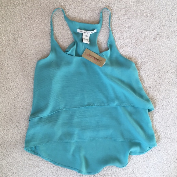 American Rag Layered Blue Tank - Picture 3 of 9